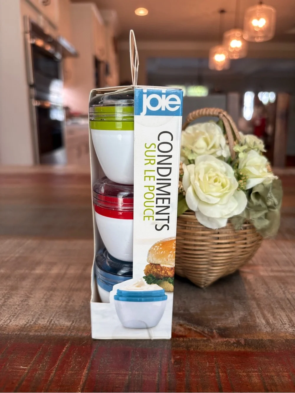 NEW joie CONDIMENTS ON THE GO 3-Piece CONTAINER Set!